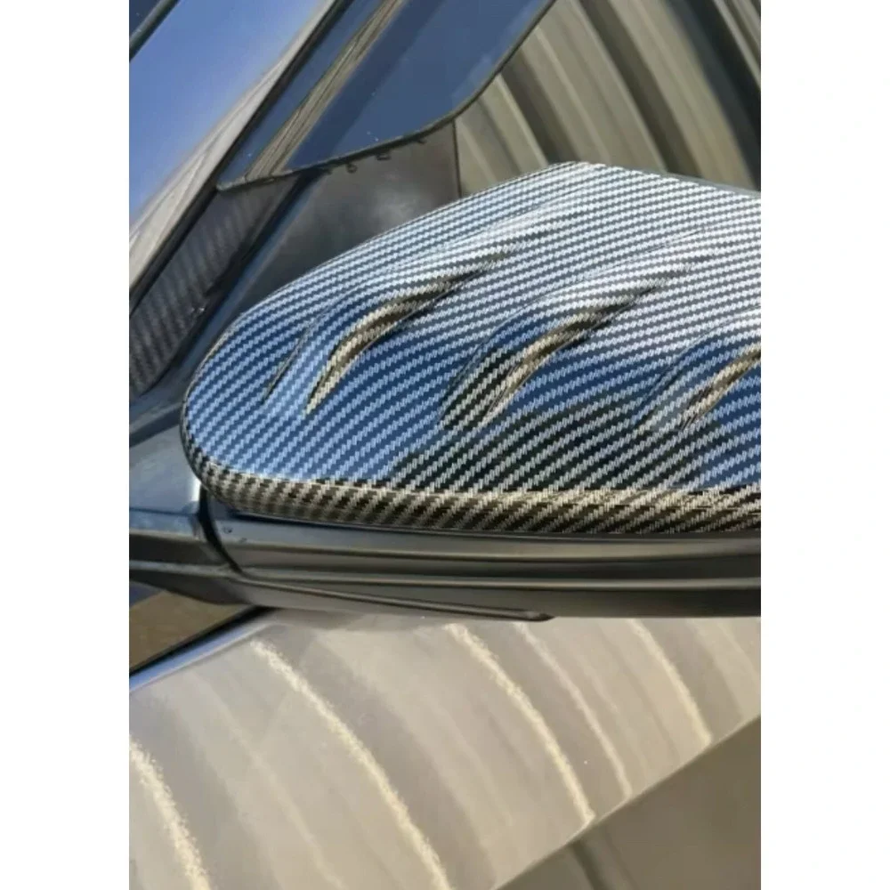 CARBON FIBER SIDE MIRROR COVER CAPS FOR 2016-21 HONDA CIVIC ADD-ON MU STYLE